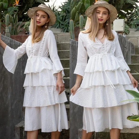 POL Magnolia Blooms Dress NEW - Picture 3 of 13